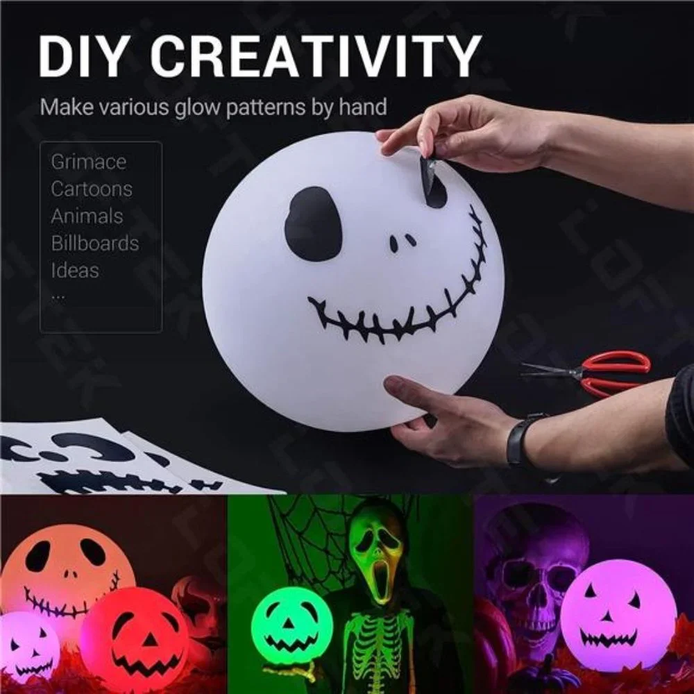 LED Dimmable Light Ball: 12-inch Waterproof Floating Pool Lights with Remote